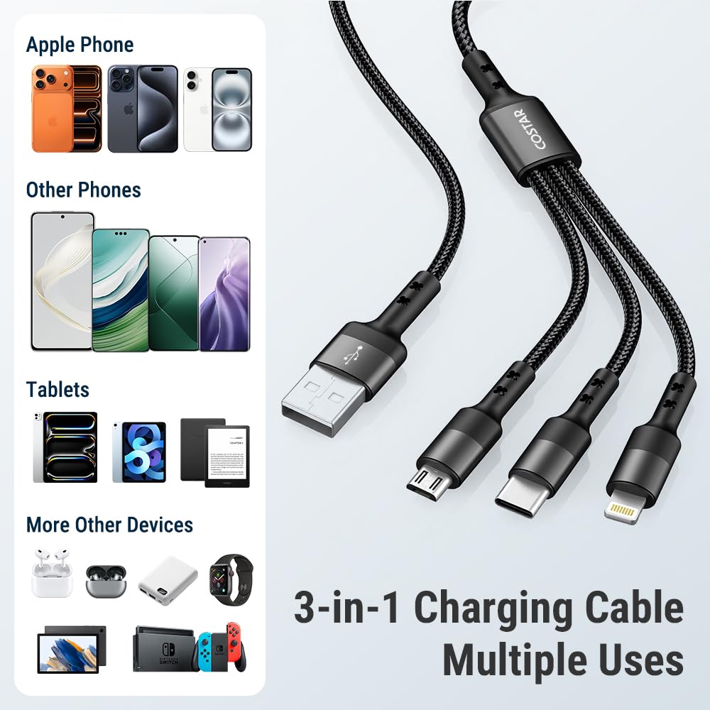 3-in-1 Charging Cable